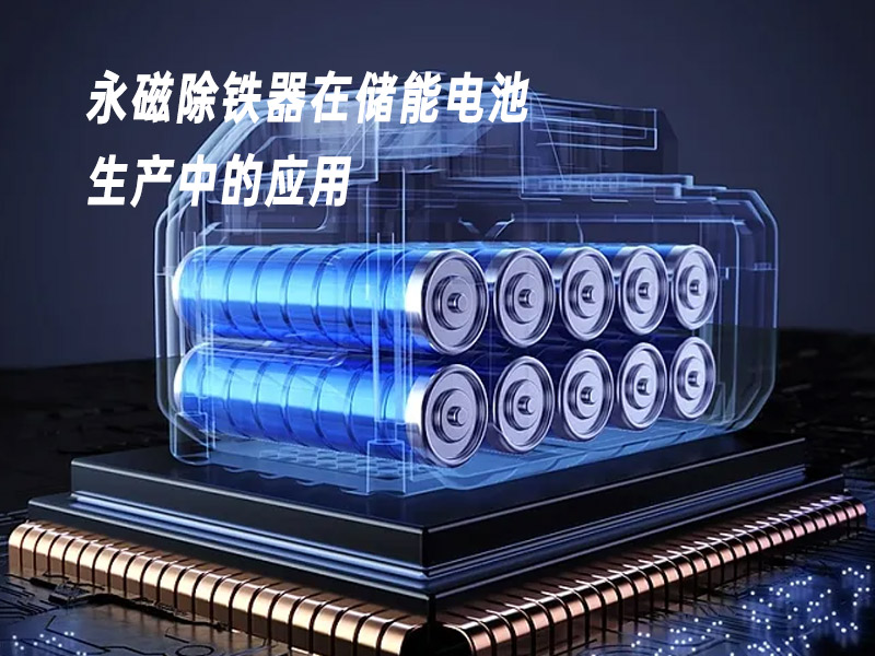 <a href=/pro/mse/ target=_blank class=infotextkey>永磁除鐵器</a>在儲能電池生產(chǎn)中的應用